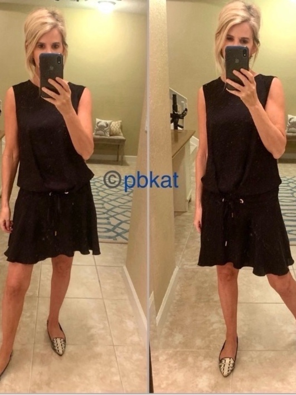 Sandro Rosilda Black Drawstring Dress - Picture 13 of 13